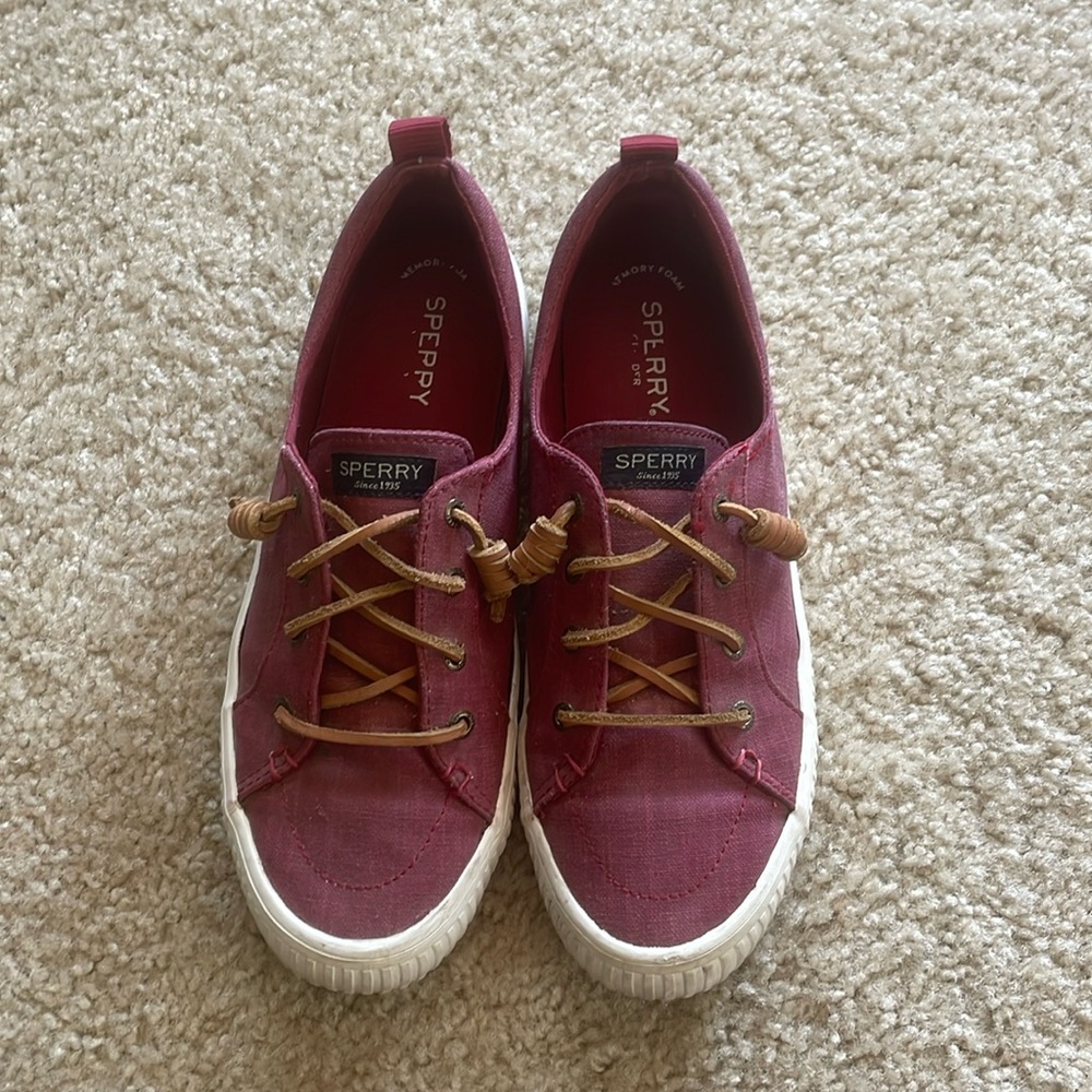 Women’s Red Sperrys